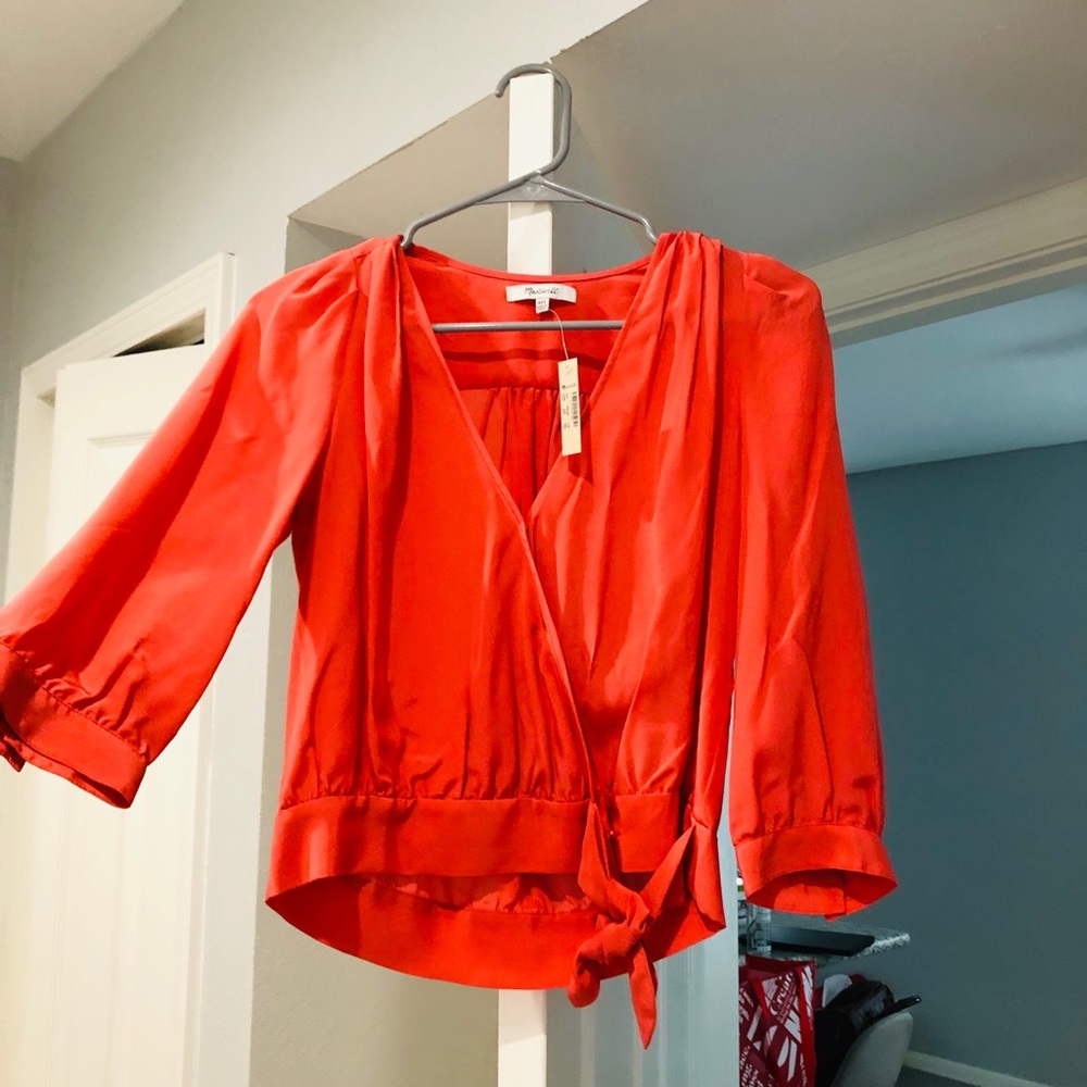 Madewell Blouse 100% Silk